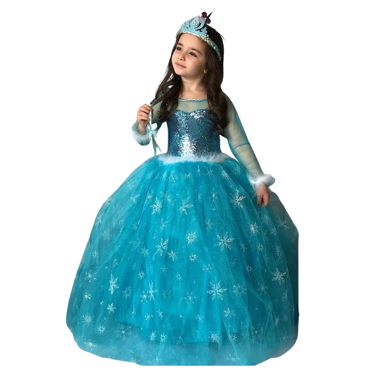 KidsKiddy™ - Girls Frozen Elsa Costume