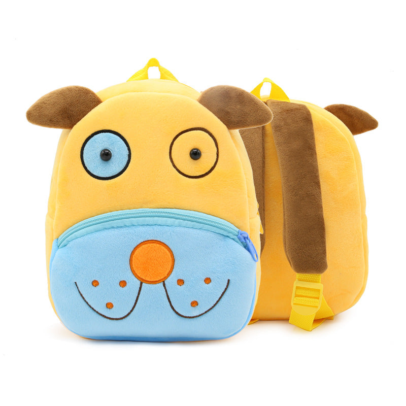 Cute Plush Backpacks Kindergarten Cartoon School Bags for Kids