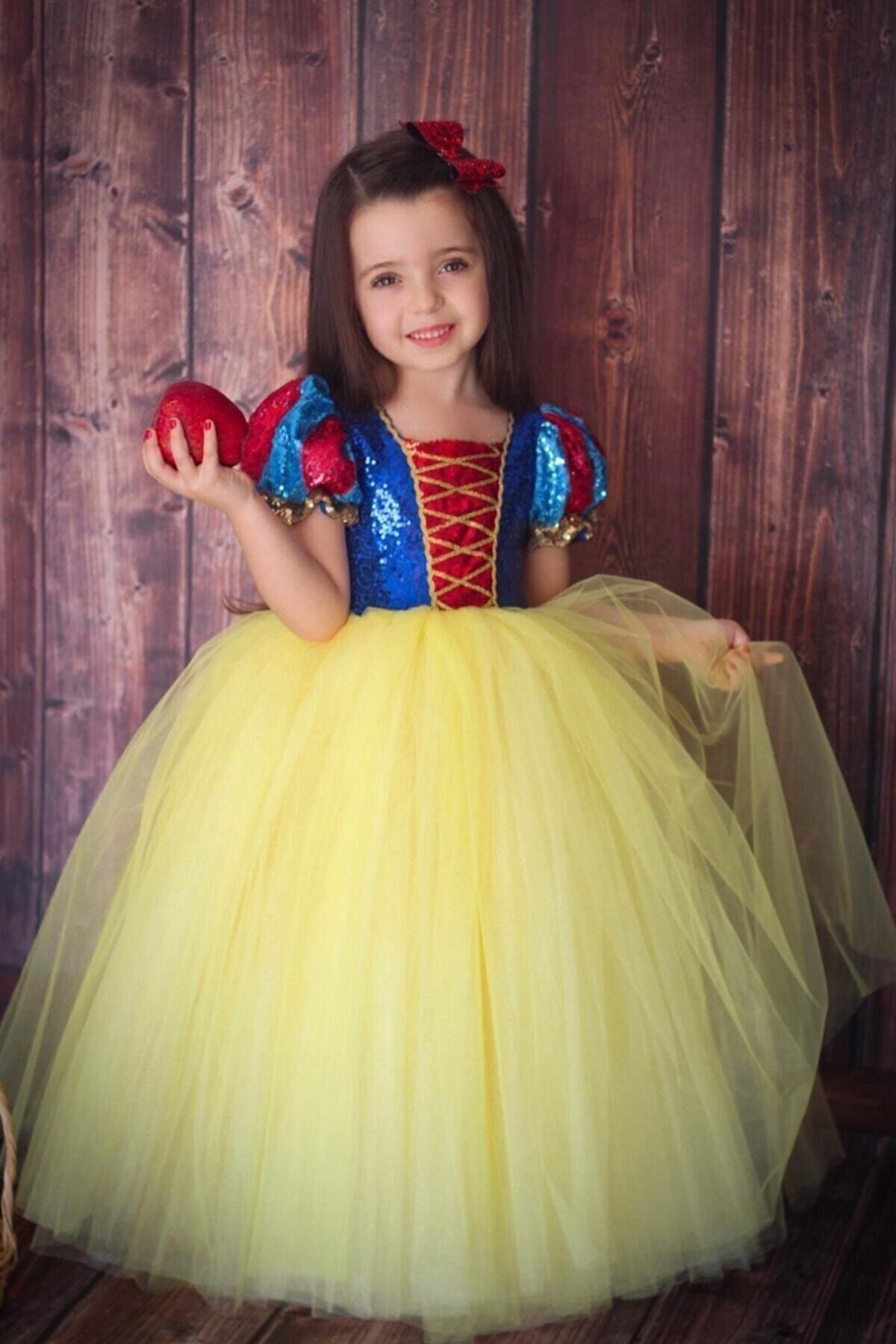 Halloween-Mädchen-Schneewittchen-Prinzessin-Kostüm | Kindergeburtstagskleidung, Halloween-Schneewittchenkostüm, Prinzessinnenkostüm, Kinder-Halloweenkostüm