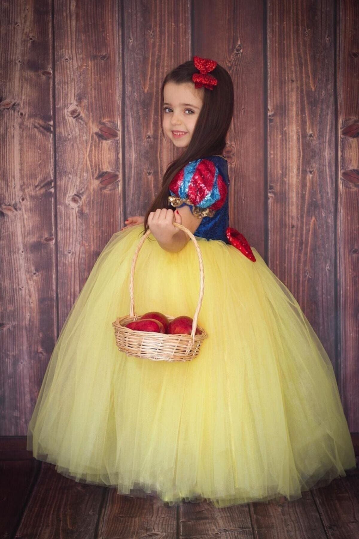 Snow White Schneewittchen Disney Cosplay Kostüm Abend-kleid + Umhang  Perücke wig | eBay